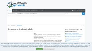 
                            7. Bewertung online hundeschule | kampfschmuser.de