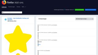 
                            6. Bewertungen für EverSync - Sync bookmarks, backup your favorites ...