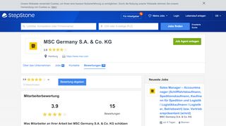 
                            13. Bewertungen für MSC Germany S.A. & Co. KG | StepStone