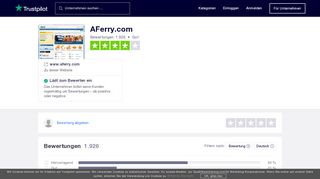 
                            10. Bewertungen von AFerry.com | Kundenbewertungen von www.aferry ...