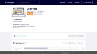 
                            4. Bewertungen von Aldifotos | Kundenbewertungen von aldifotos.de lesen
