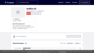 
                            8. Bewertungen von anibis.ch | Kundenbewertungen von anibis.ch lesen