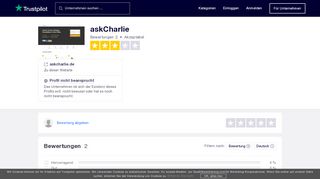 
                            8. Bewertungen von askCharlie | Kundenbewertungen von askcharlie.de ...