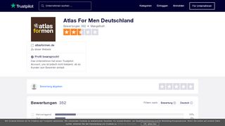 
                            6. Bewertungen von Atlas For Men Deutschland | Kundenbewertungen ...