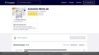 
                            7. Bewertungen von Autoteile-Meile.de | Kundenbewertungen von ...