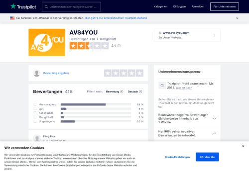 
                            9. Bewertungen von AVS4YOU | Kundenbewertungen von www.avs4you ...