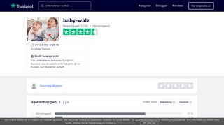 
                            10. Bewertungen von baby-walz | Kundenbewertungen von www.baby ...