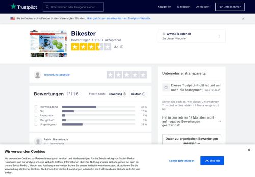 
                            10. Bewertungen von Bikester | Kundenbewertungen von www.bikester.ch ...