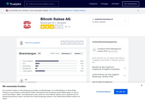 
                            4. Bewertungen von Bitcoin Suisse AG | Kundenbewertungen von www ...