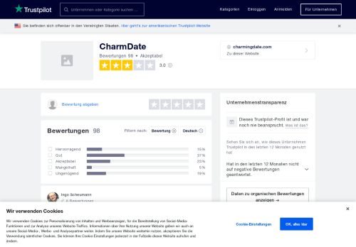 
                            7. Bewertungen von CharmDate | Kundenbewertungen von ...