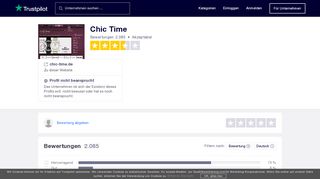 
                            1. Bewertungen von Chic Time | Kundenbewertungen von chic-time.de ...