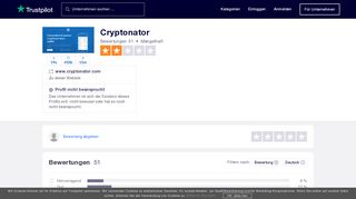 
                            10. Bewertungen von Cryptonator | Kundenbewertungen von www ...