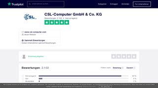 
                            10. Bewertungen von CSL-Computer GmbH & Co. KG ... - Trustpilot