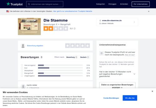 
                            12. Bewertungen von Die Staemme | Kundenbewertungen von www.die ...
