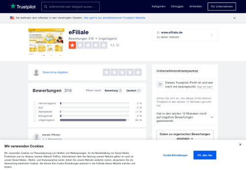 
                            1. Bewertungen von eFiliale | Kundenbewertungen von www.efiliale.de ...