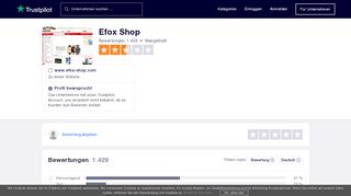 
                            5. Bewertungen von Efox Shop | Kundenbewertungen von www.efox ...