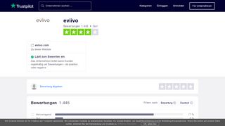 
                            3. Bewertungen von eviivo | Kundenbewertungen von eviivo.com lesen