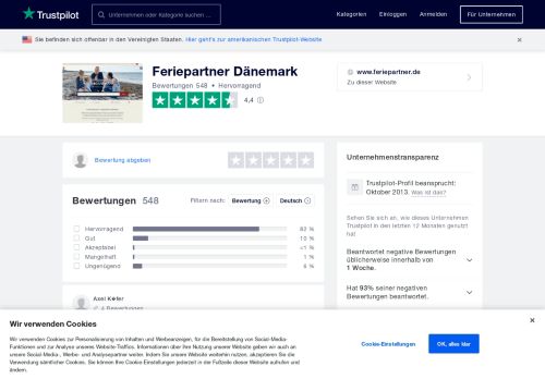 
                            3. Bewertungen von Feriepartner Dänemark | Kundenbewertungen von ...