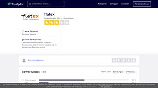 
                            11. Bewertungen von flatex | Kundenbewertungen von www.flatex.de ...