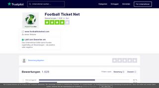 
                            2. Bewertungen von Football Ticket Net | Kundenbewertungen von www ...