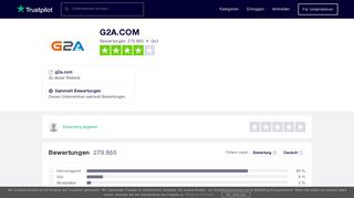 
                            6. Bewertungen von G2A.COM | Kundenbewertungen von g2a.com lesen