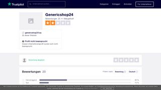 
                            1. Bewertungen von Genericshop24 | Kundenbewertungen von ...
