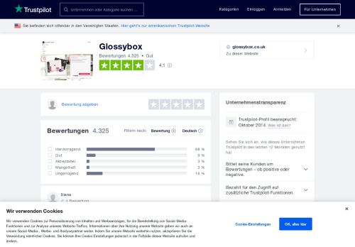 
                            13. Bewertungen von Glossybox | Kundenbewertungen von glossybox.co ...