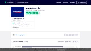 
                            10. Bewertungen von guenstiger.de | Kundenbewertungen von www ...