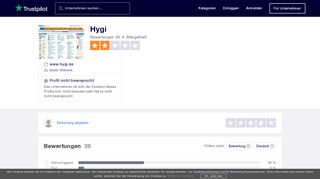
                            6. Bewertungen von Hygi | Kundenbewertungen von www.hygi.de lesen
