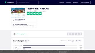 
                            6. Bewertungen von Interhome | HHD AG | Kundenbewertungen von ...