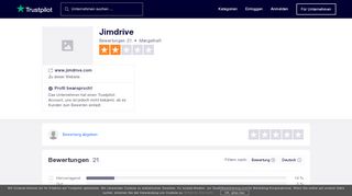 
                            5. Bewertungen von Jimdrive | Kundenbewertungen von www.jimdrive ...