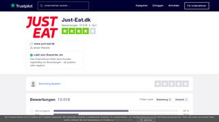 
                            7. Bewertungen von Just-Eat.dk | Kundenbewertungen von www.just-eat ...