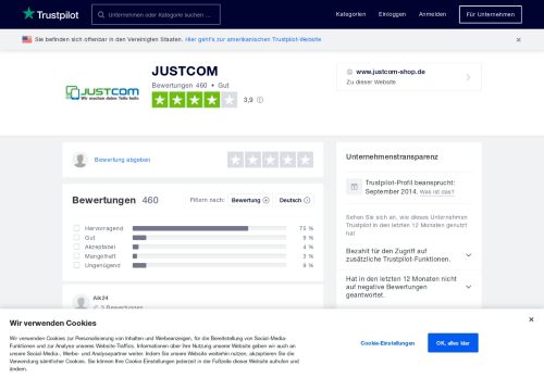 
                            6. Bewertungen von JUSTCOM | Kundenbewertungen von www.justcom ...