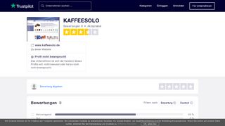 
                            1. Bewertungen von KAFFEESOLO | Kundenbewertungen von www ...