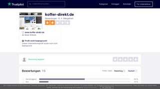 
                            6. Bewertungen von koffer-direkt.de | Kundenbewertungen von www ...