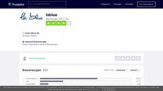 
                            6. Bewertungen von lablue | Kundenbewertungen von www.lablue.de ...
