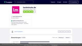 
                            5. Bewertungen von Lastminute.de | Kundenbewertungen von www ...