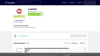 
                            10. Bewertungen von Leetchi | Kundenbewertungen von www.leetchi.de ...