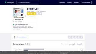 
                            4. Bewertungen von LogiTel | Kundenbewertungen von www.logitel.de ...