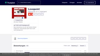 
                            7. Bewertungen von Lovepoint | Kundenbewertungen von lovepoint.de ...