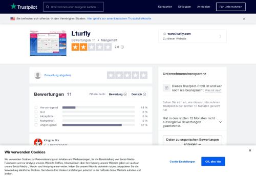 
                            6. Bewertungen von Lturfly | Kundenbewertungen von www.lturfly.com ...