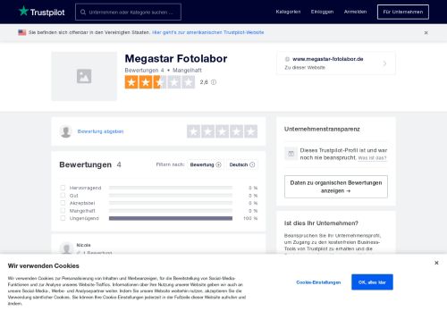 
                            6. Bewertungen von Megastar Fotolabor | Kundenbewertungen von www ...