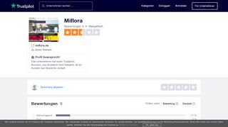 
                            10. Bewertungen von Miflora | Kundenbewertungen von miflora.de lesen