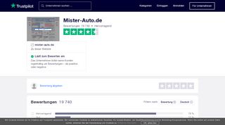 
                            6. Bewertungen von Mister-Auto.de | Kundenbewertungen von mister ...