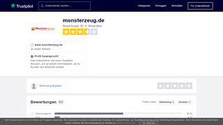 
                            7. Bewertungen von monsterzeug.de | Kundenbewertungen von www ...