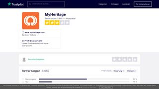 
                            5. Bewertungen von MyHeritage | Kundenbewertungen von www ...