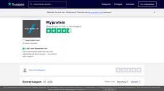 
                            7. Bewertungen von Myprotein | Kundenbewertungen von myprotein ...