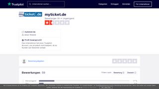 
                            10. Bewertungen von myticket.de | Kundenbewertungen von myticket.de ...