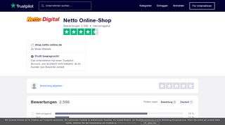 
                            12. Bewertungen von Netto Online-Shop | Kundenbewertungen von shop ...