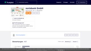 
                            13. Bewertungen von norisbank GmbH | Kundenbewertungen von www ...
